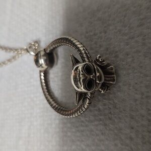 Baby Yoda charm and necklace